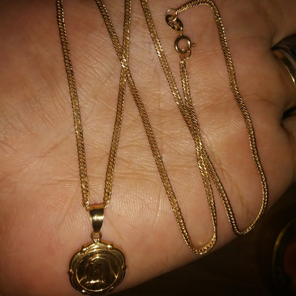 18k Saudi Gold Necklace - Picture 5 of 5